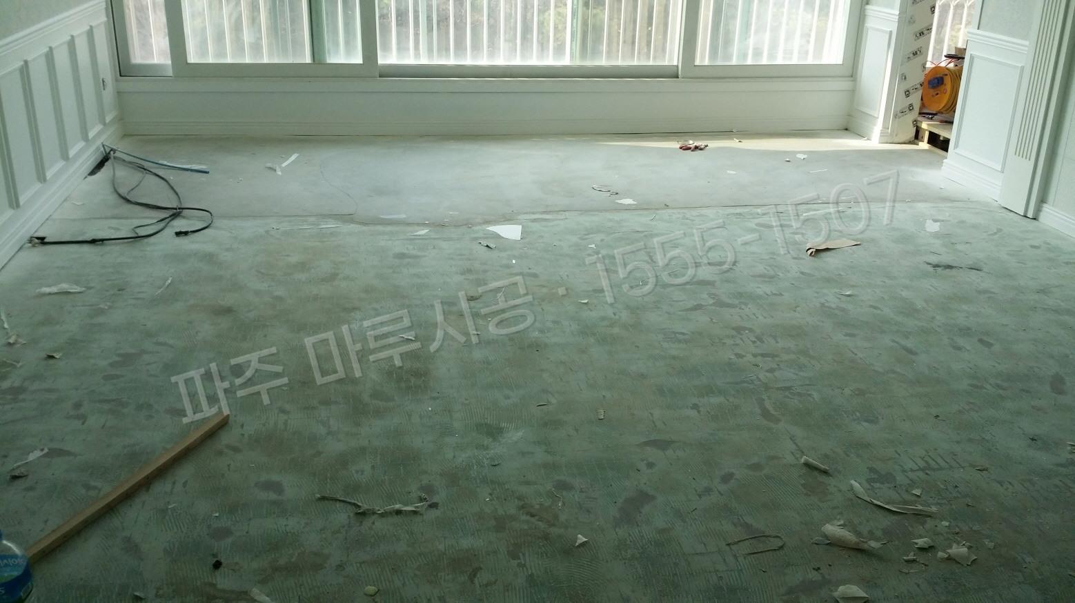 파주 바닥공사 마루시공업체 시공 전